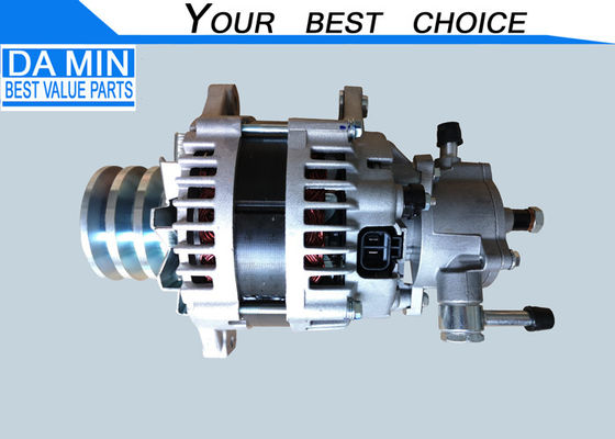 24V 80A-Generator 8973515741 Motor 4HF1 4HG1 4HJ1 mit Vakuumpumpe 2 Pins Stecker Aluminium Körperteile